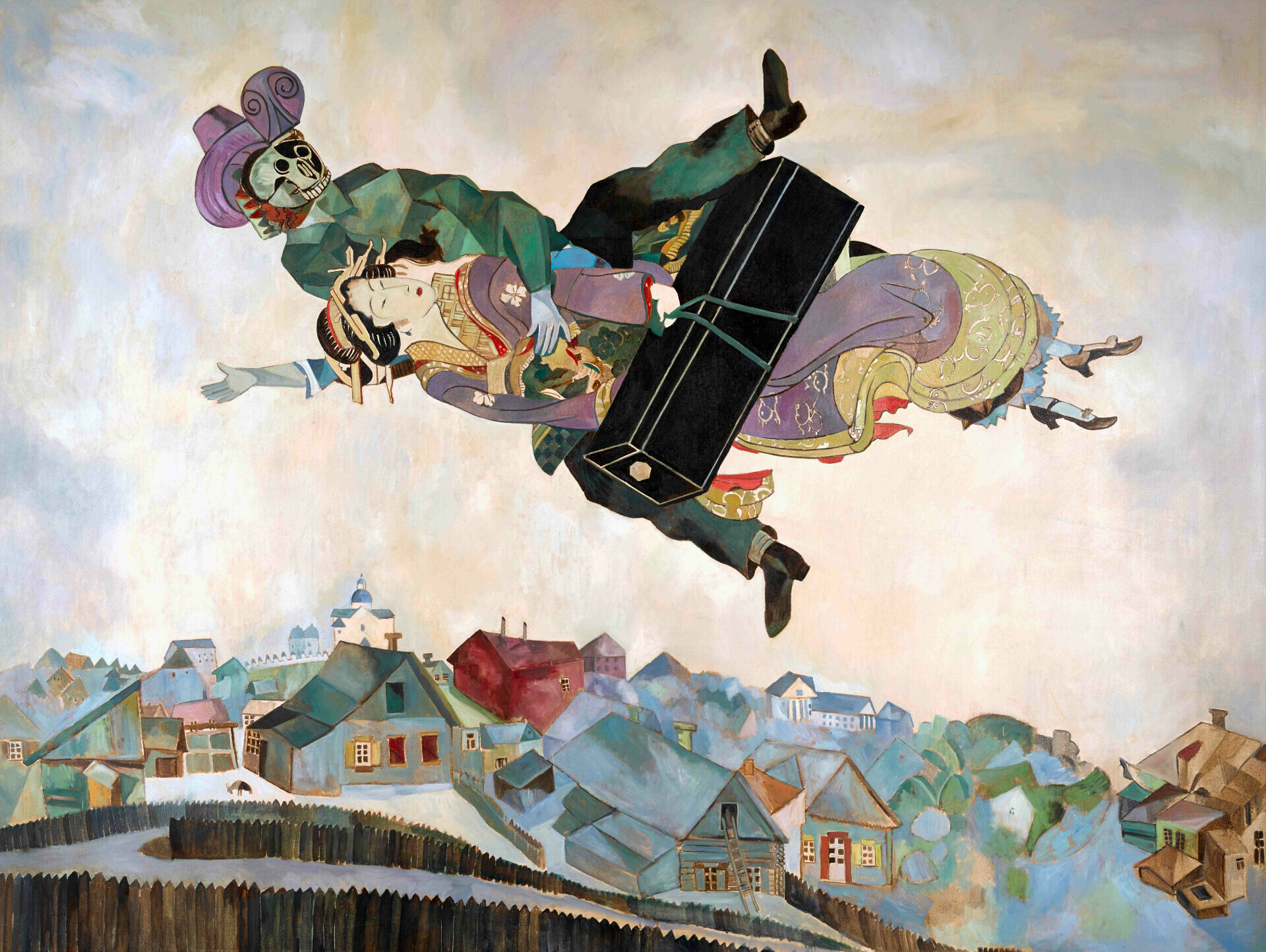 草間彌生藝術展區。