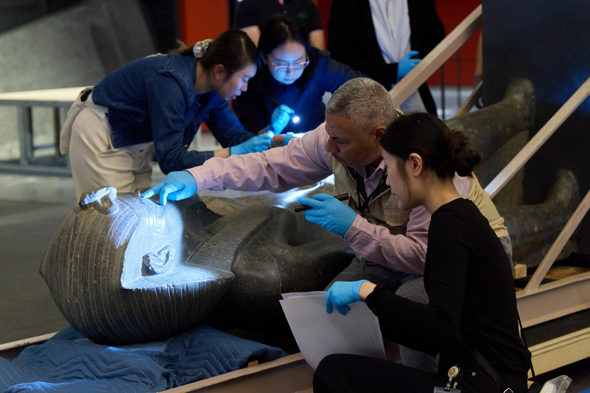 草間彌生藝術展區。