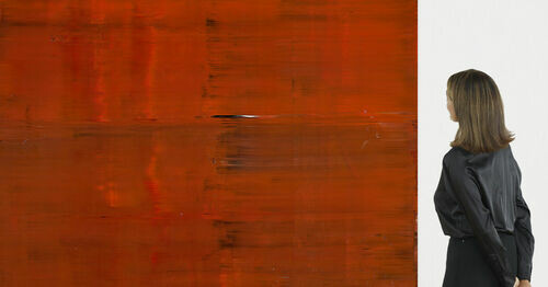 佳士得春拍漫步在鮮明的赤色之境 —— 李希特《抽象畫》與當代視覺精神的深層凝視