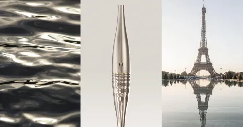 取自香檳金塞納河水的能量 —— 由 Mathieu Lehanneur 操刀 2024 年巴黎奧運聖火設計