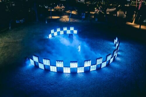 新春飄揚在雲端停泊的夜晚 —— 2026 月津港燈節雲端光景的想像實驗