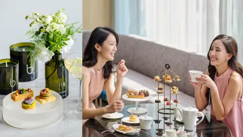 網美必訪!期間限定\進入「女爵花園」的下午茶宴/英國香氛 bamford 與高雄洲際酒店聯名推出限量奢華午茶系列